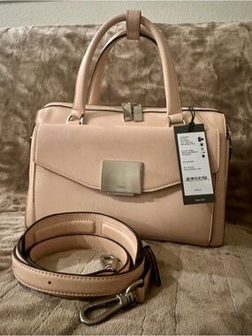 NWT TUMI Aria Satchel - Blush Pink Leather (Dust bag included)